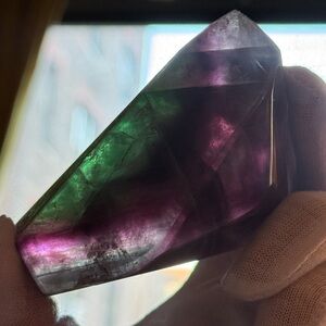 Freeform Rainbow Fluorite Crystal